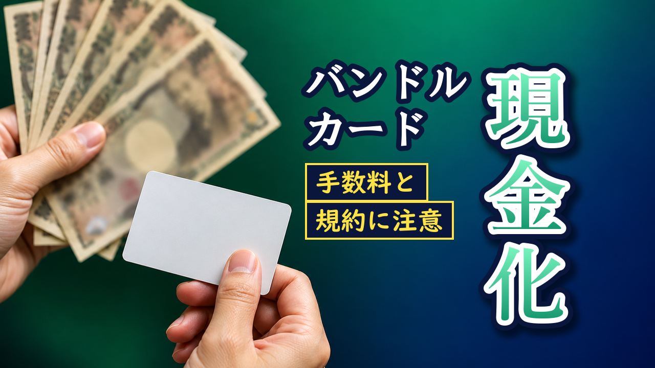 バンドルカード現金化は本当に可能？【即日OK】安全に今日現金化する方法を徹底解説