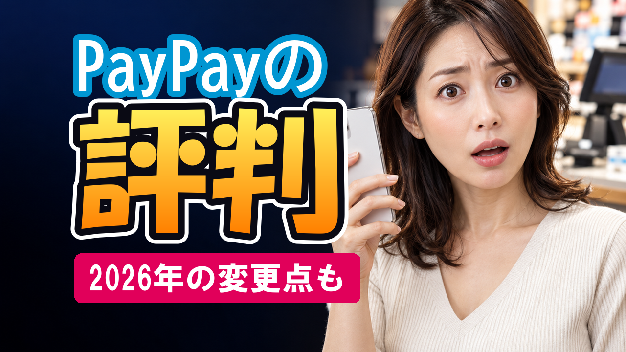 PayPay（ペイペイ）の評判は？メリット・デメリットから他社比較まで徹底解説【2026年最新】