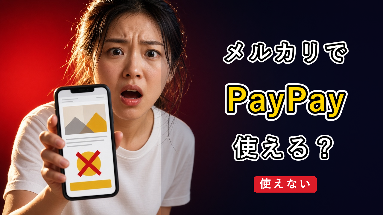 メルカリでPayPayは使える？2026年最新版！使えない理由と代替・お得な支払い方法を徹底解説