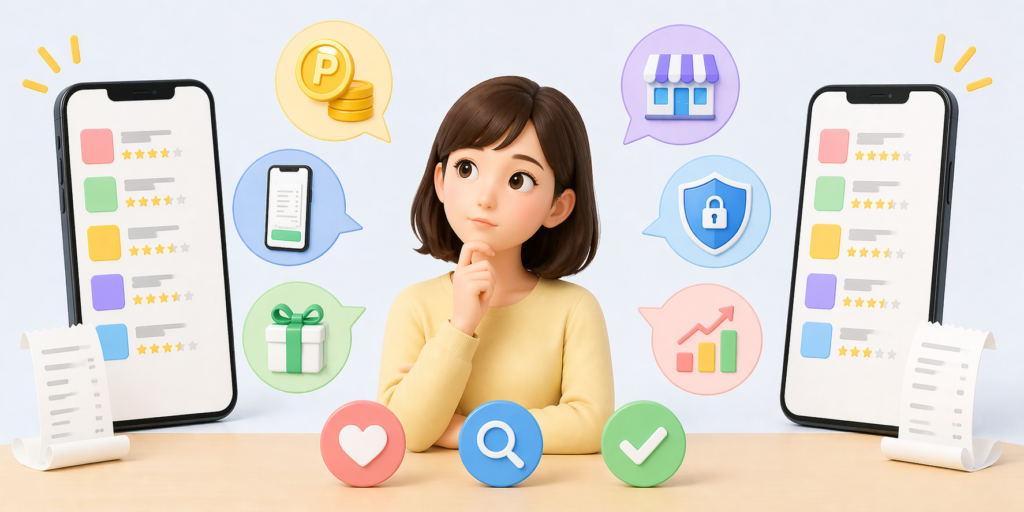 自分に合ったレシ活（レシートポイ活）アプリの選び方｜比較ポイントを紹介
