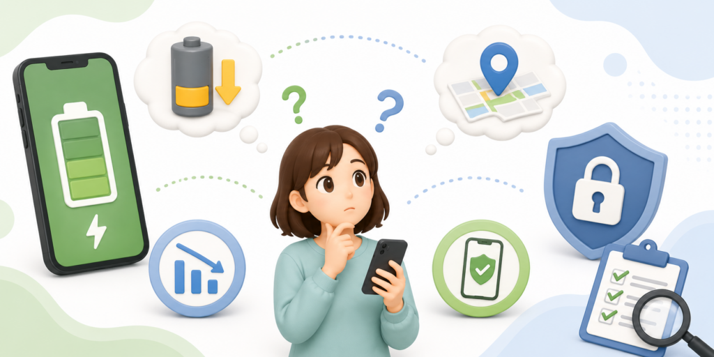 バッテリー消費は？安全性は？気になる疑問を解消