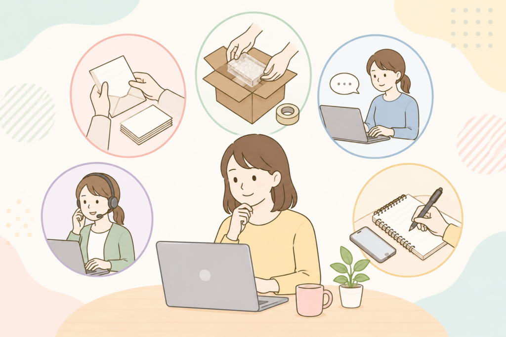 シール貼り以外の内職・在宅ワーク
