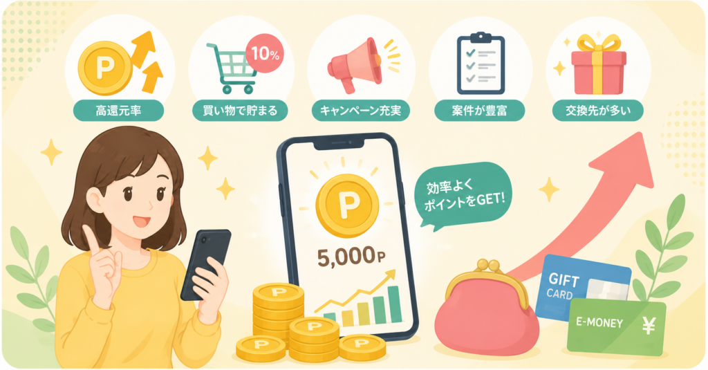 5. 【高還元率】効率的に稼ぐ！おすすめアプリ