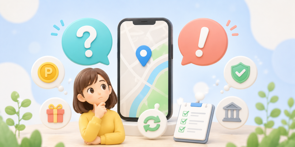 移動ポイ活アプリに関するよくある質問