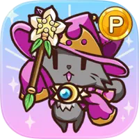 ポイ活にゃんこと魔法のダンジョン アイコン