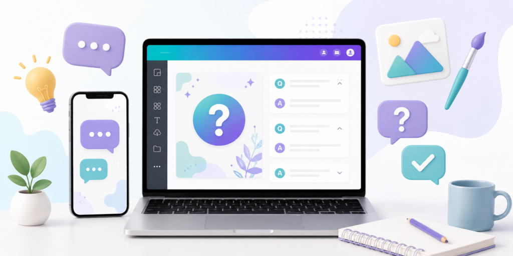 Canvaの使い方に関するよくある質問