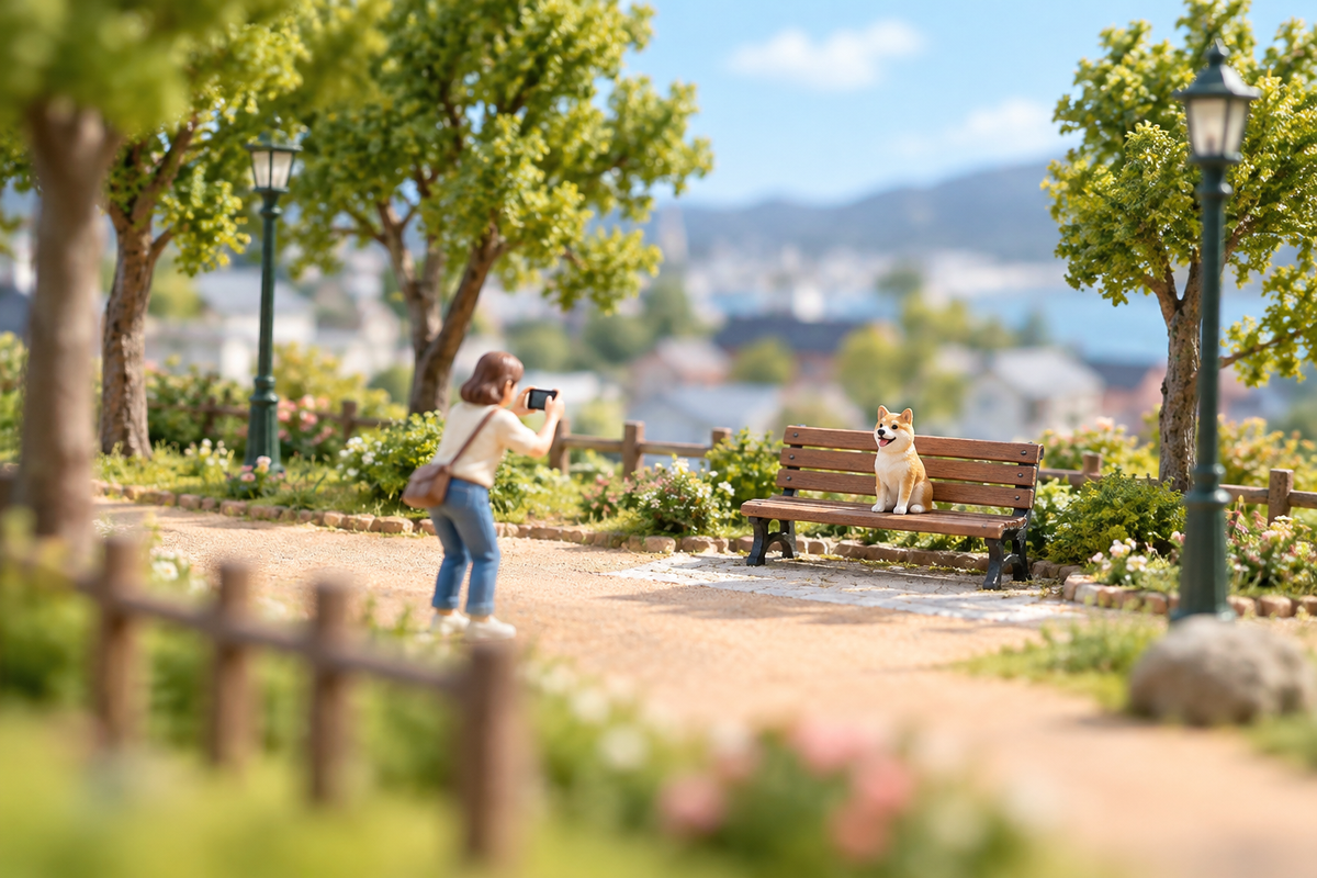 そもそもぼやけない撮り方と、仕上げた写真の使い道