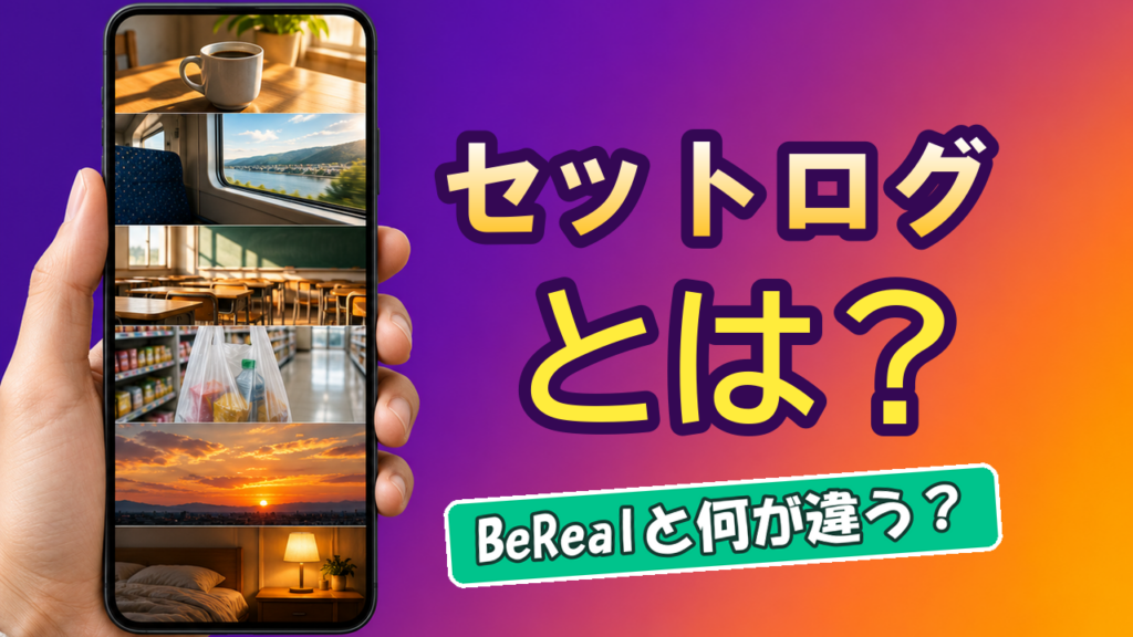 Setlog（セットログ）とは｜BeRealとの違い