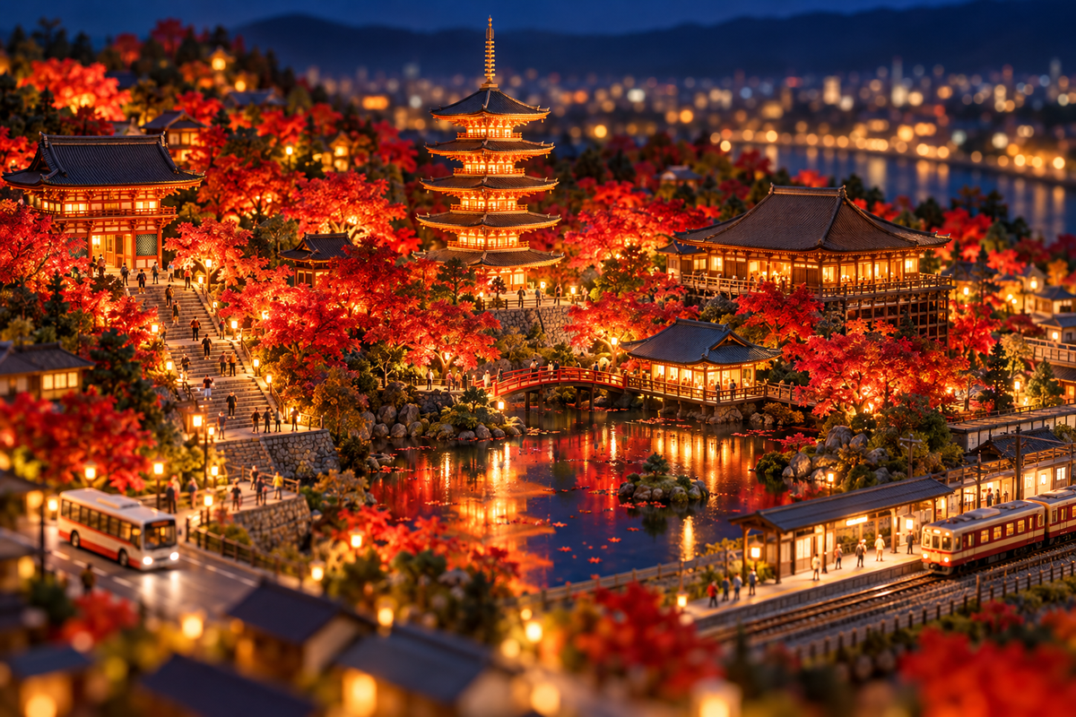 京都の紅葉ライトアップ 夜に行きやすい順