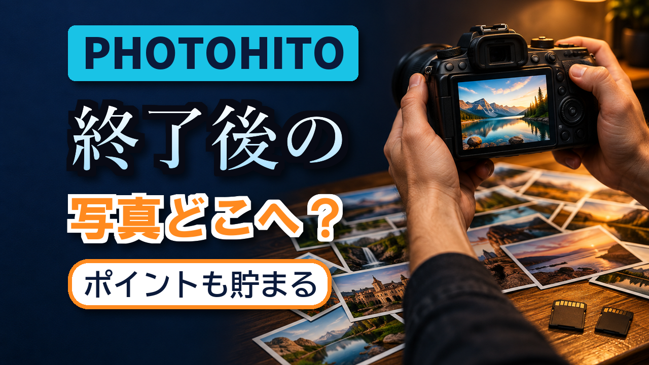 PHOTOHITO終了後の写真投稿先|ポイントが貯まる置き場