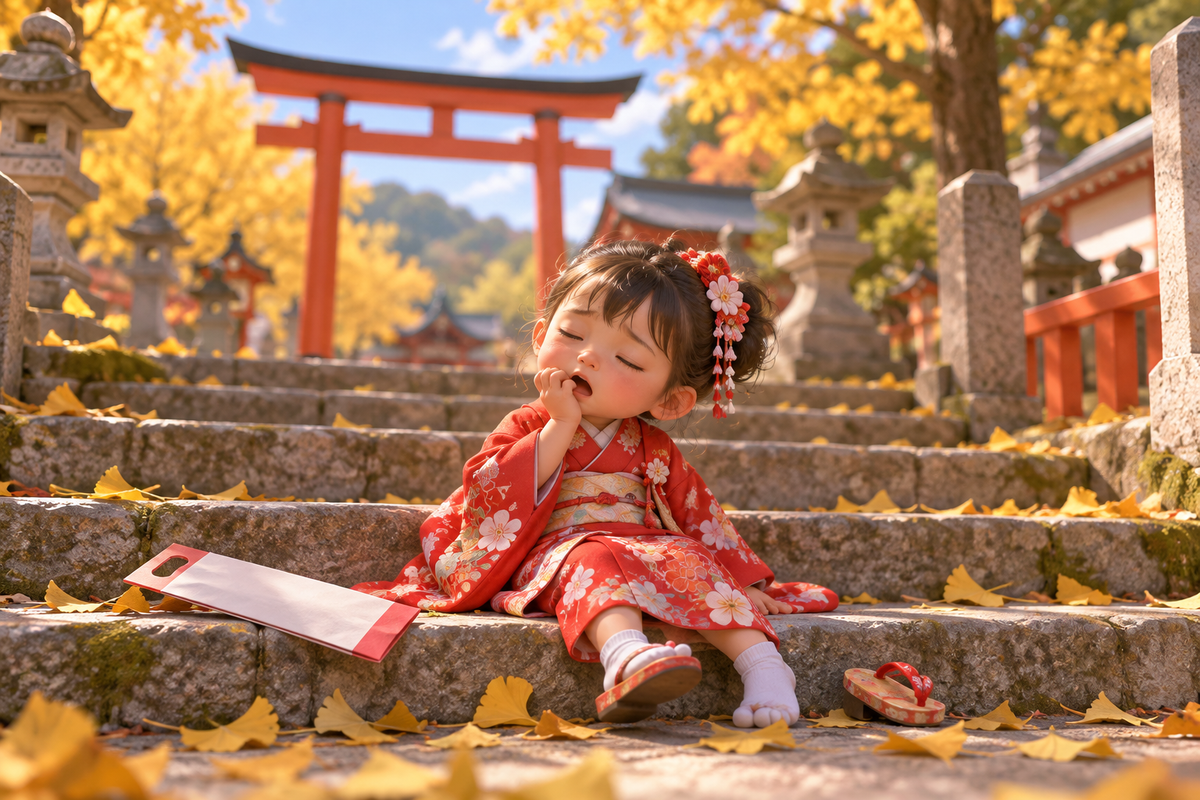 七五三の写真は「崩れる前」に撮り切る